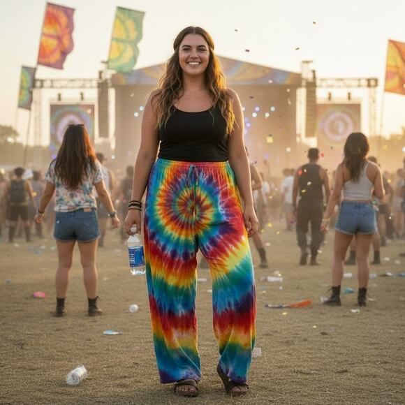 Tie Dye Pants - Picture 2 of 4
